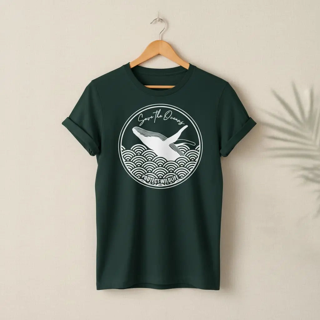 Save The Oceans T-Shirt Ethical Earth Store