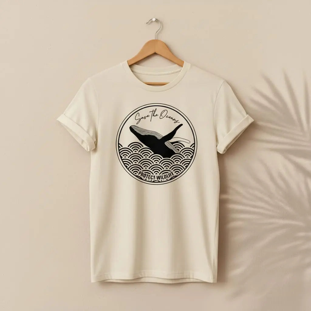 Save The Oceans T-Shirt Ethical Earth Store