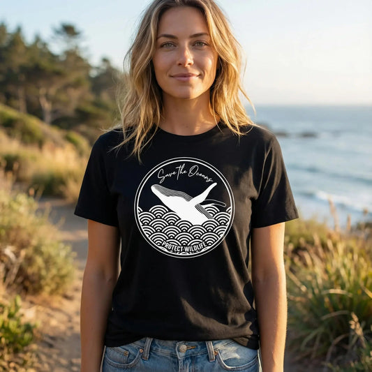 Save The Oceans T-Shirt Ethical Earth Store