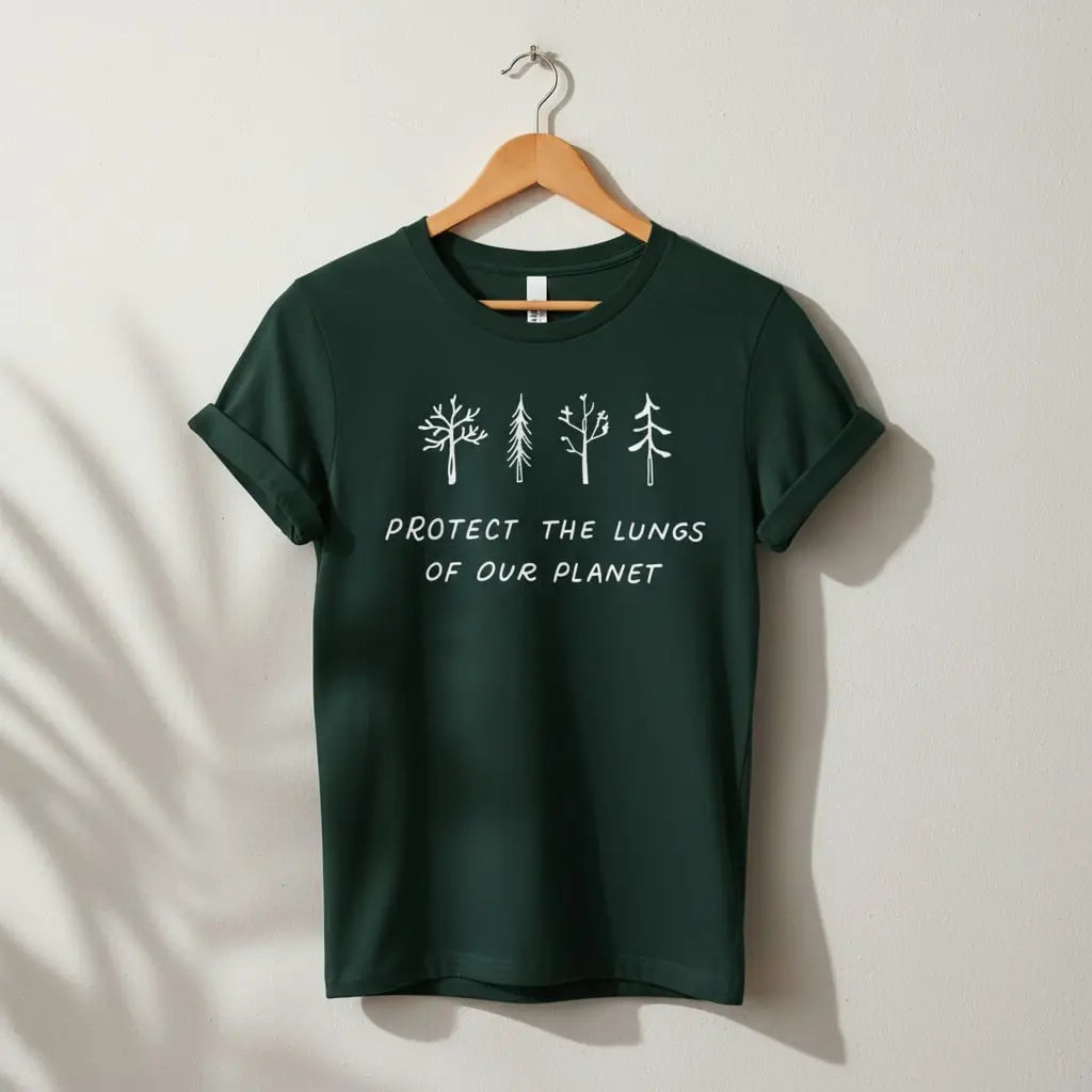 Protect The Lungs of Our Planet T-shirt Ethical Earth Store
