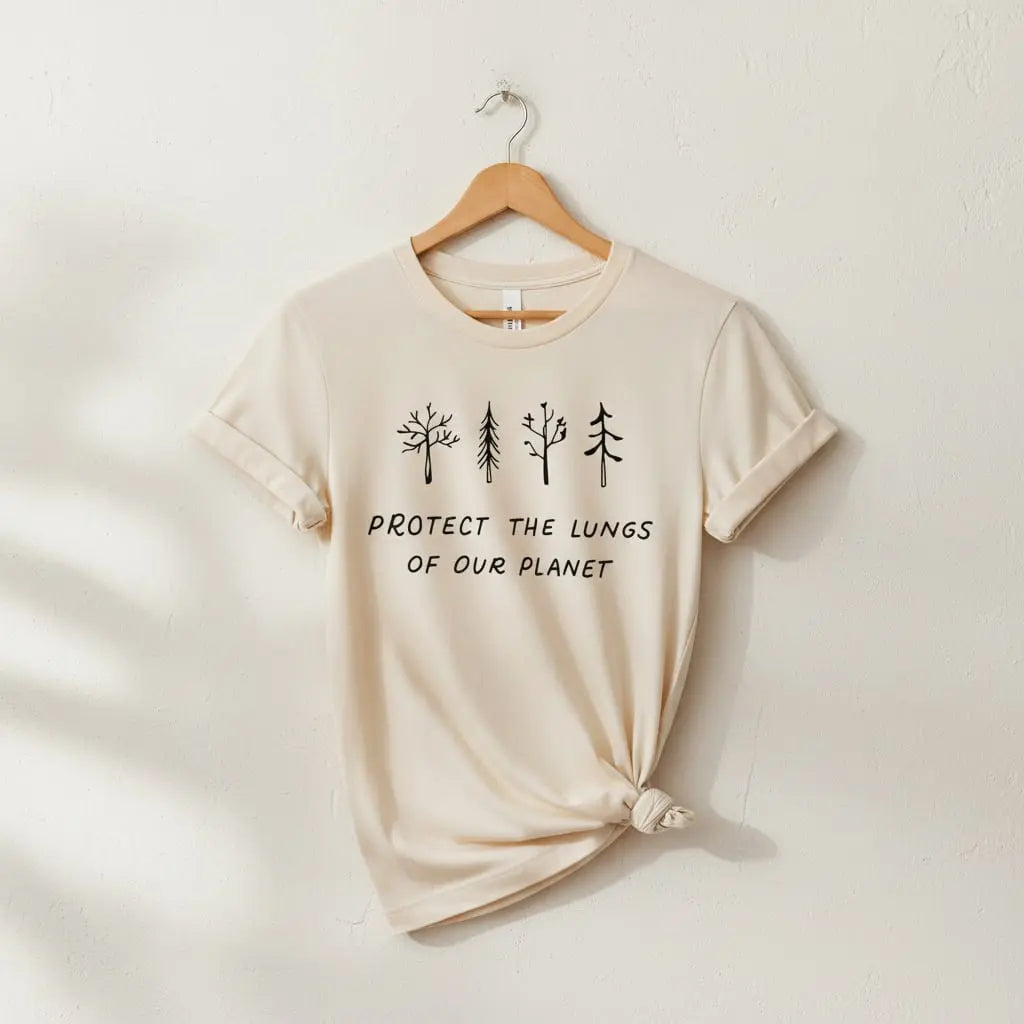 Protect The Lungs of Our Planet T-shirt Ethical Earth Store