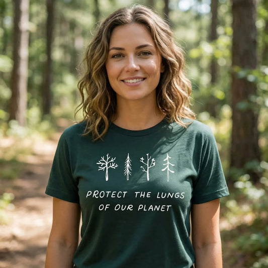 Protect The Lungs of Our Planet T-shirt Ethical Earth Store