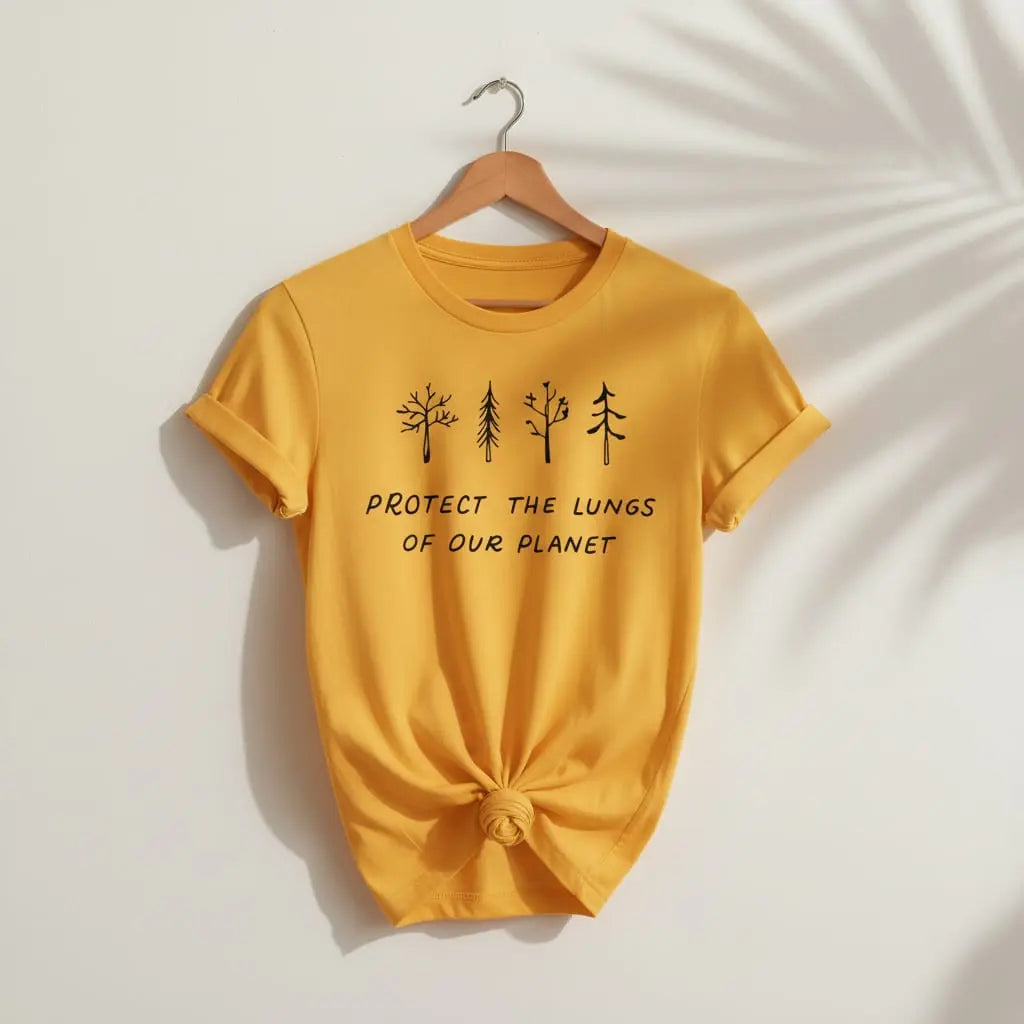 Protect The Lungs of Our Planet T-shirt Ethical Earth Store