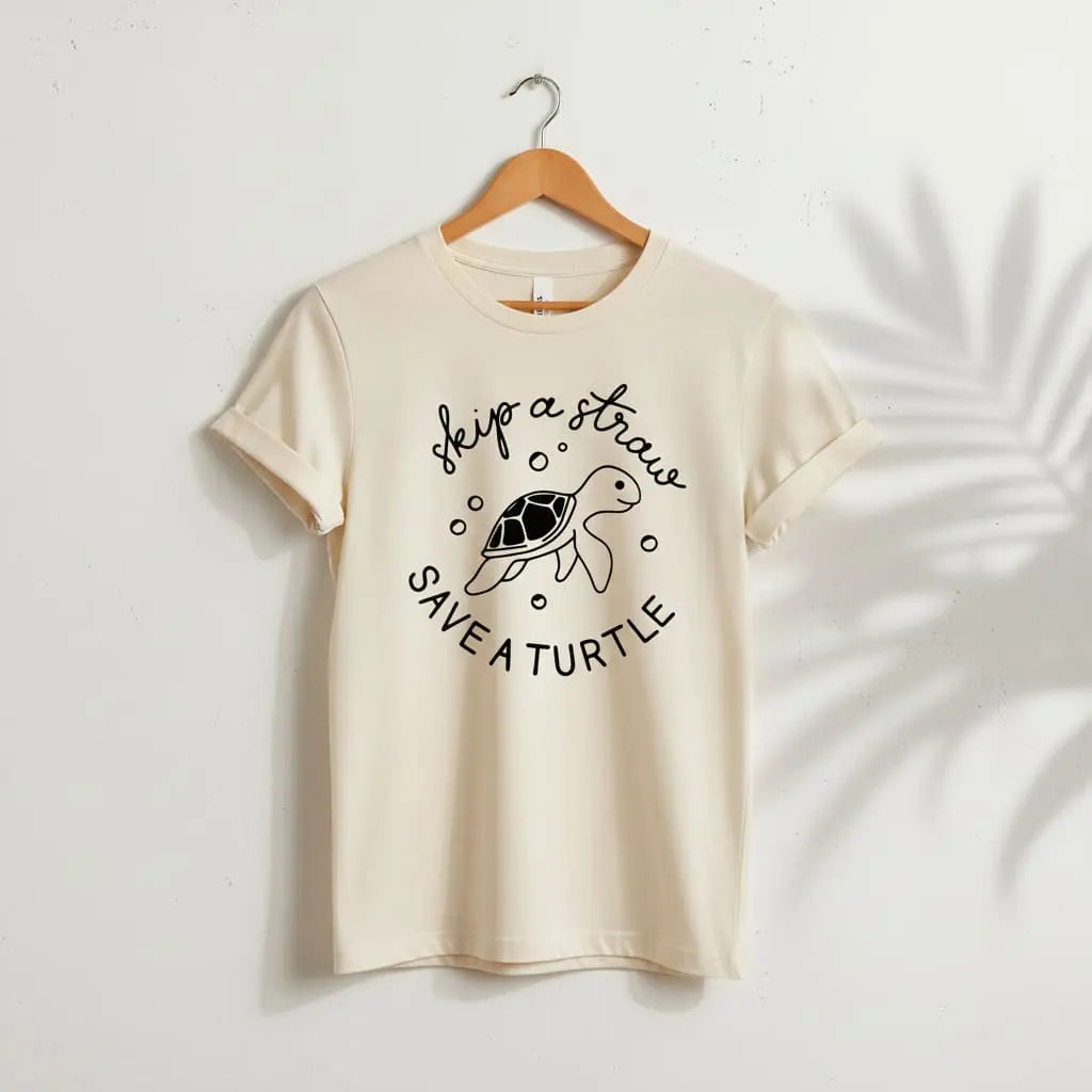 Save a Turtle T-Shirt Ethical Earth Store