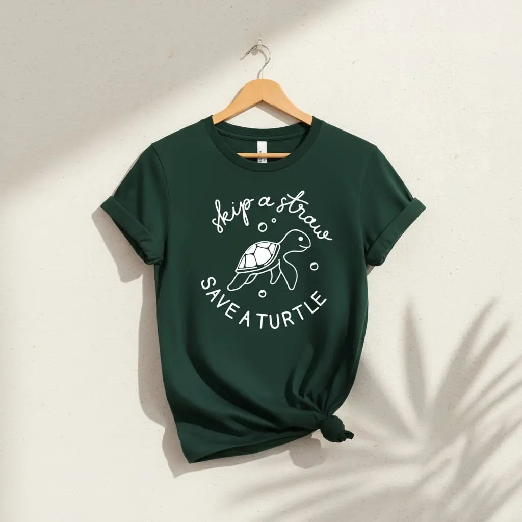 Save a Turtle T-Shirt Ethical Earth Store