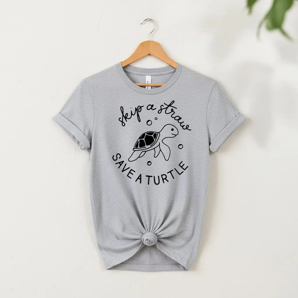Save a Turtle T-Shirt Ethical Earth Store