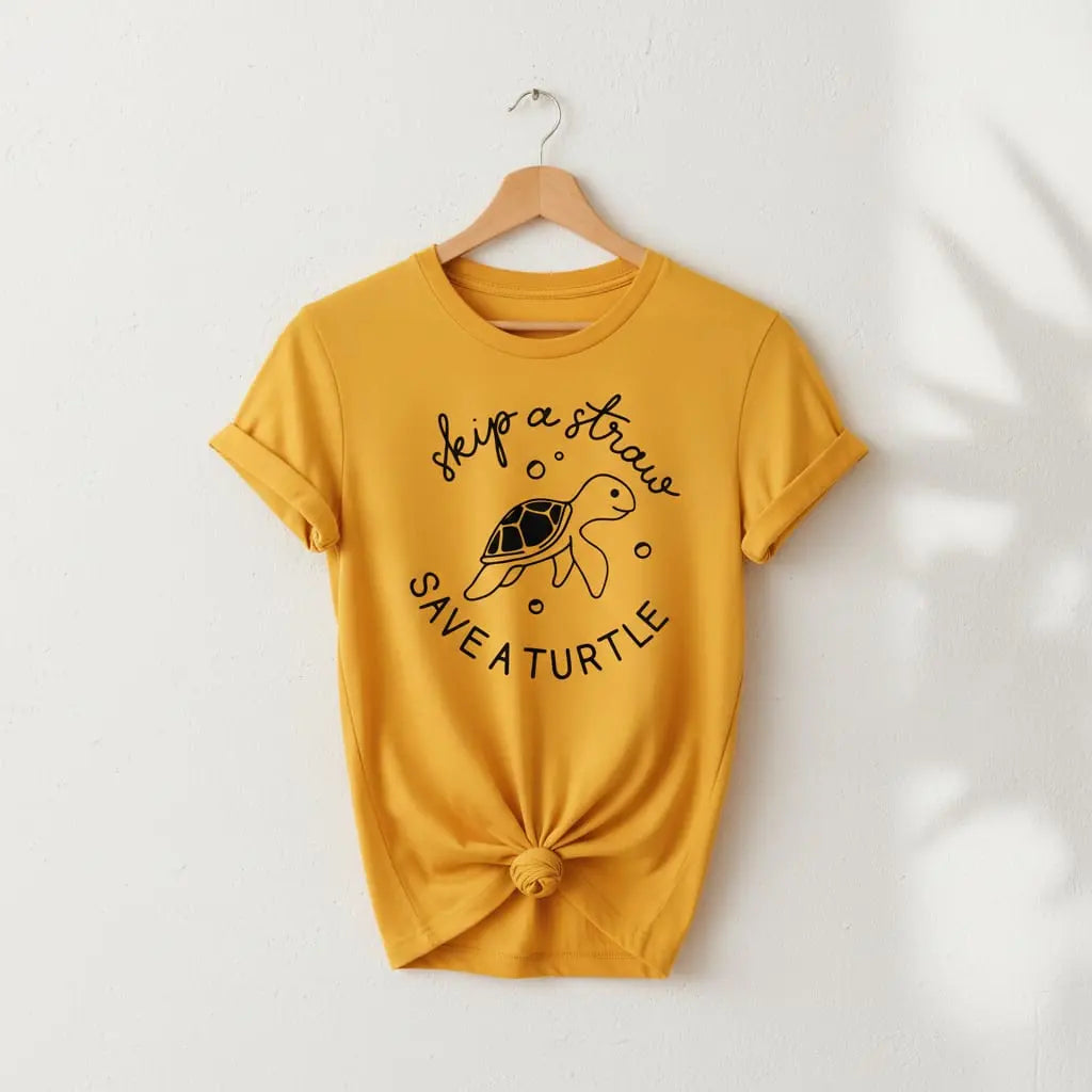 Save a Turtle T-Shirt Ethical Earth Store