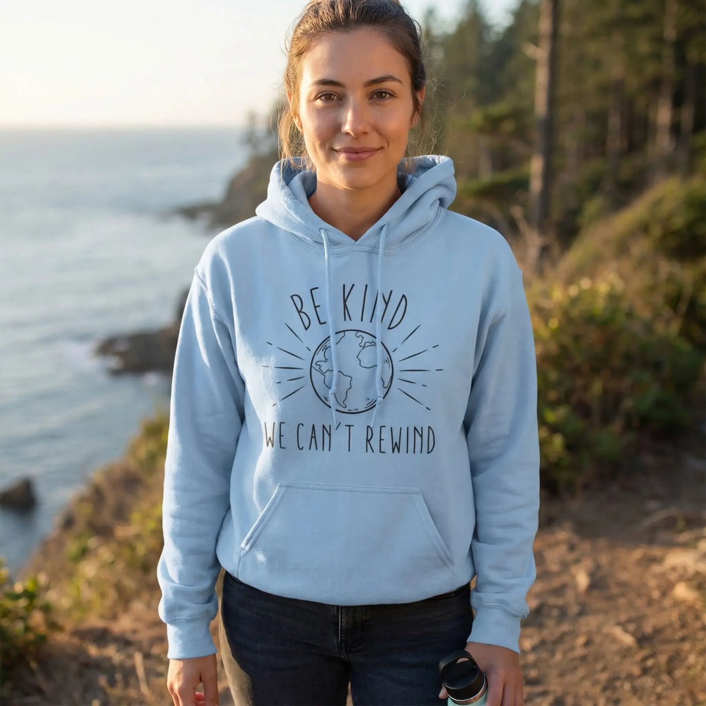 Be Kind We Can't Rewind Hoodie Ethical Earth Store