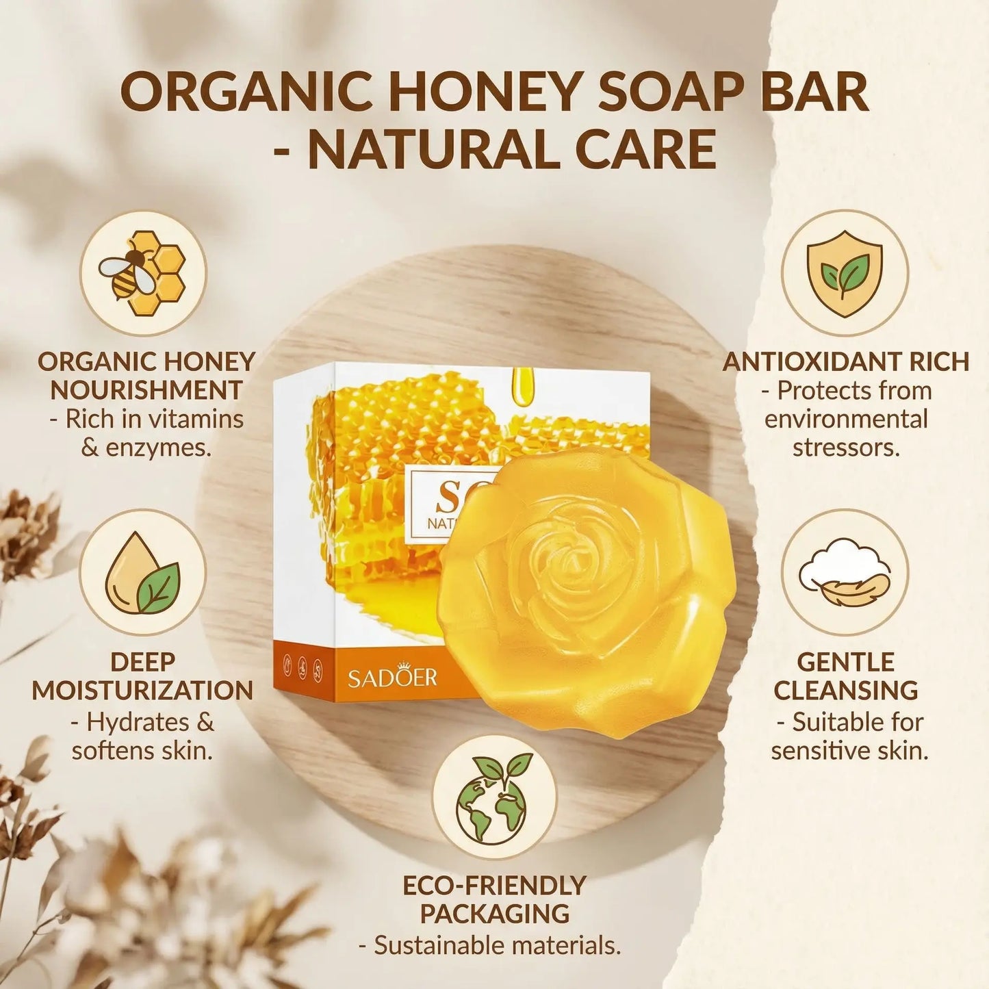 Organic Honey Soap Ethical Earth Store