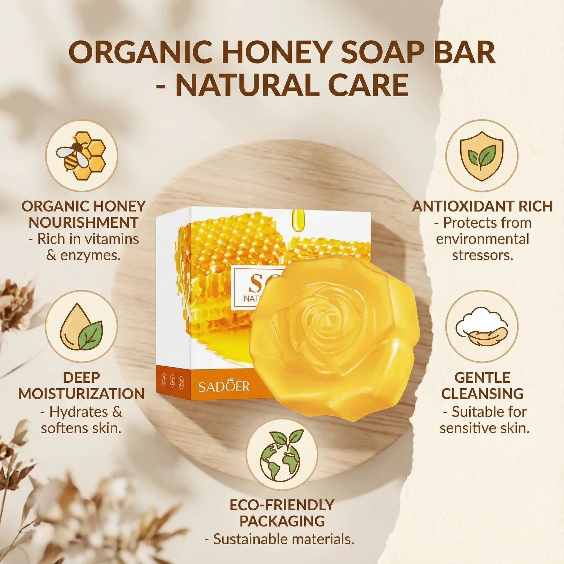 Organic Honey Soap Ethical Earth Store