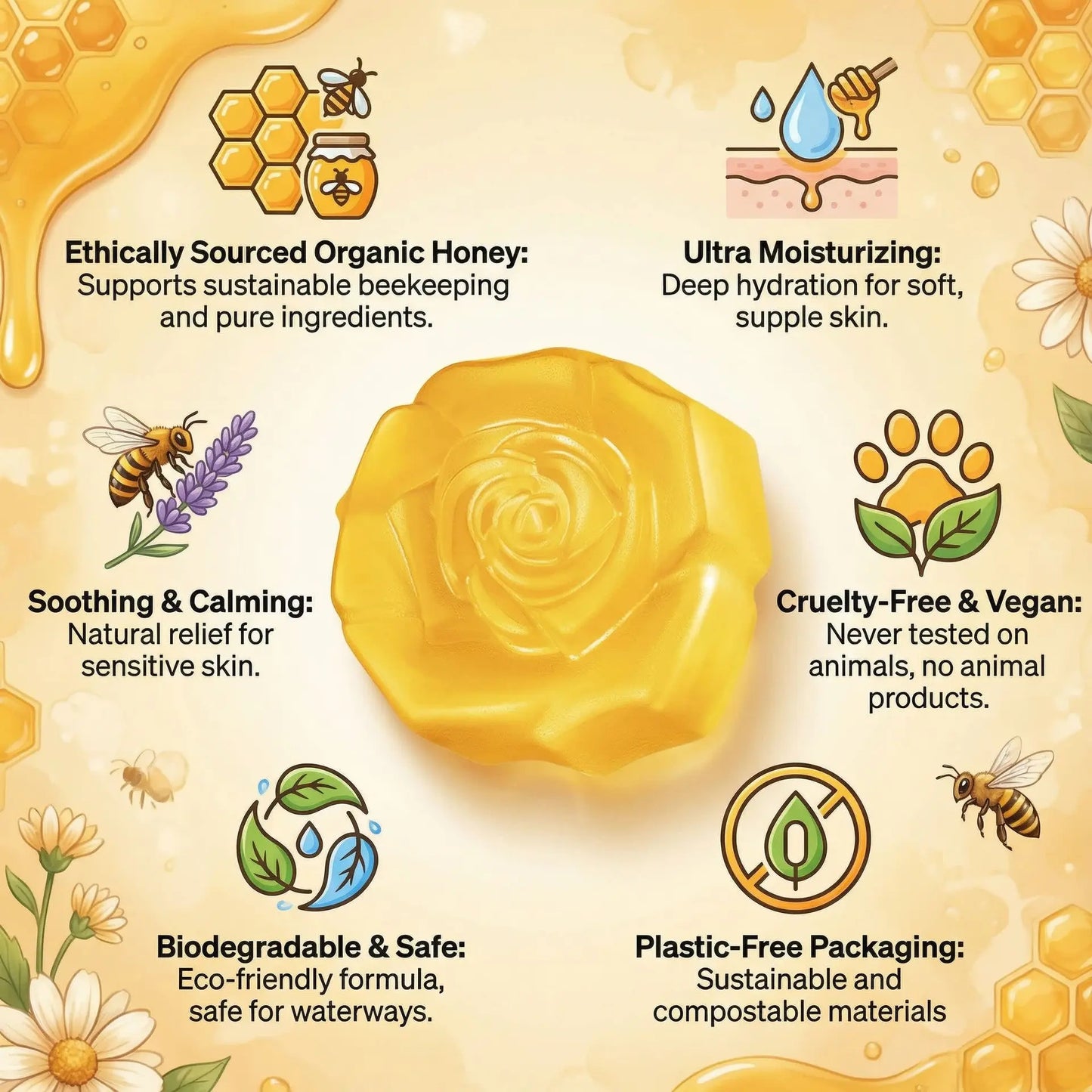 Organic Honey Soap Ethical Earth Store