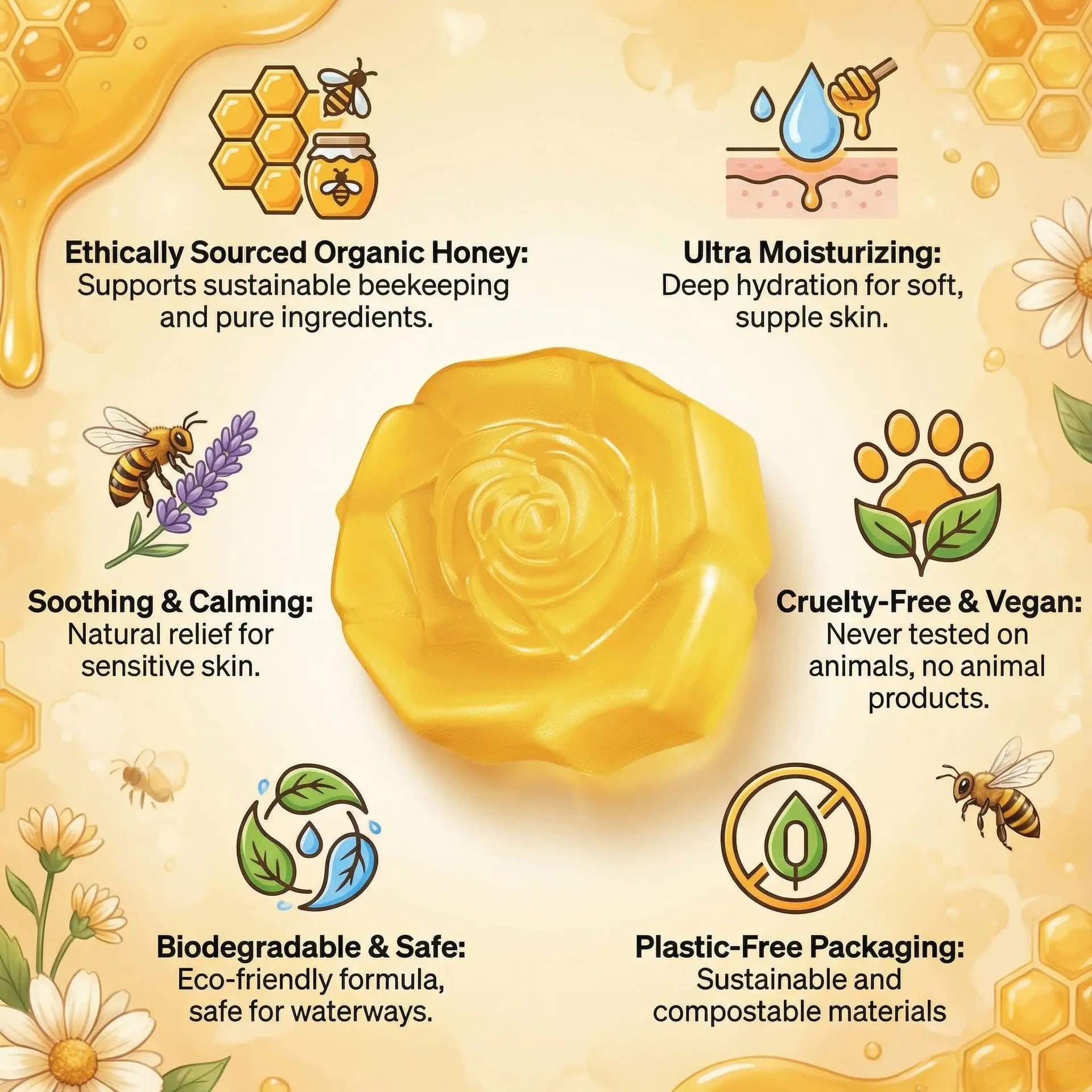 Organic Honey Soap Ethical Earth Store