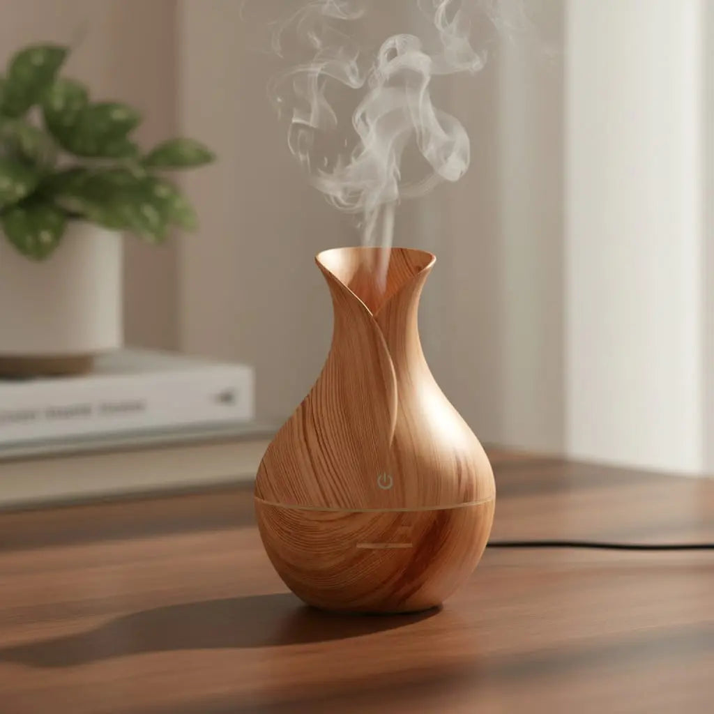 Wood Color Changing Oil Diffuser Ethical Earth Store