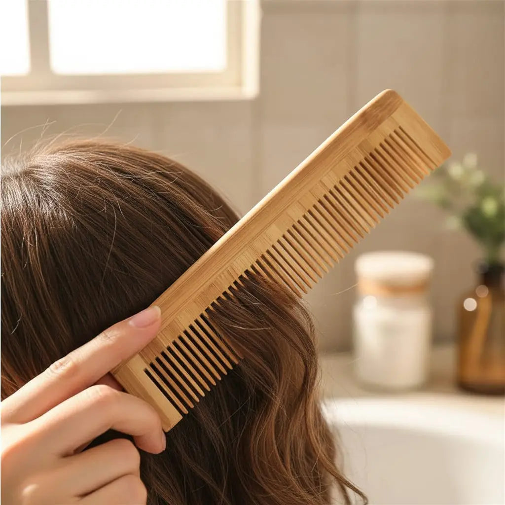 Natural Bamboo Comb Ethical Earth Store
