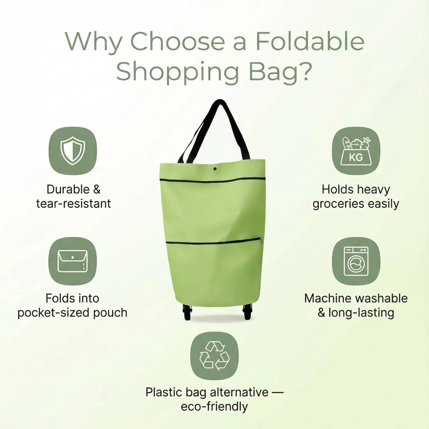 Foldable Eco-Friendly Shopping Bag