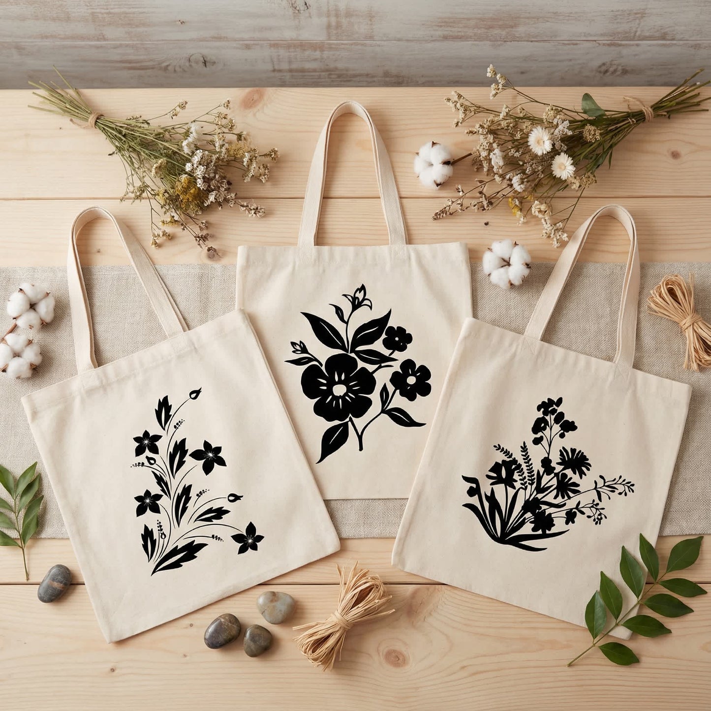 Floral Reusable Bag