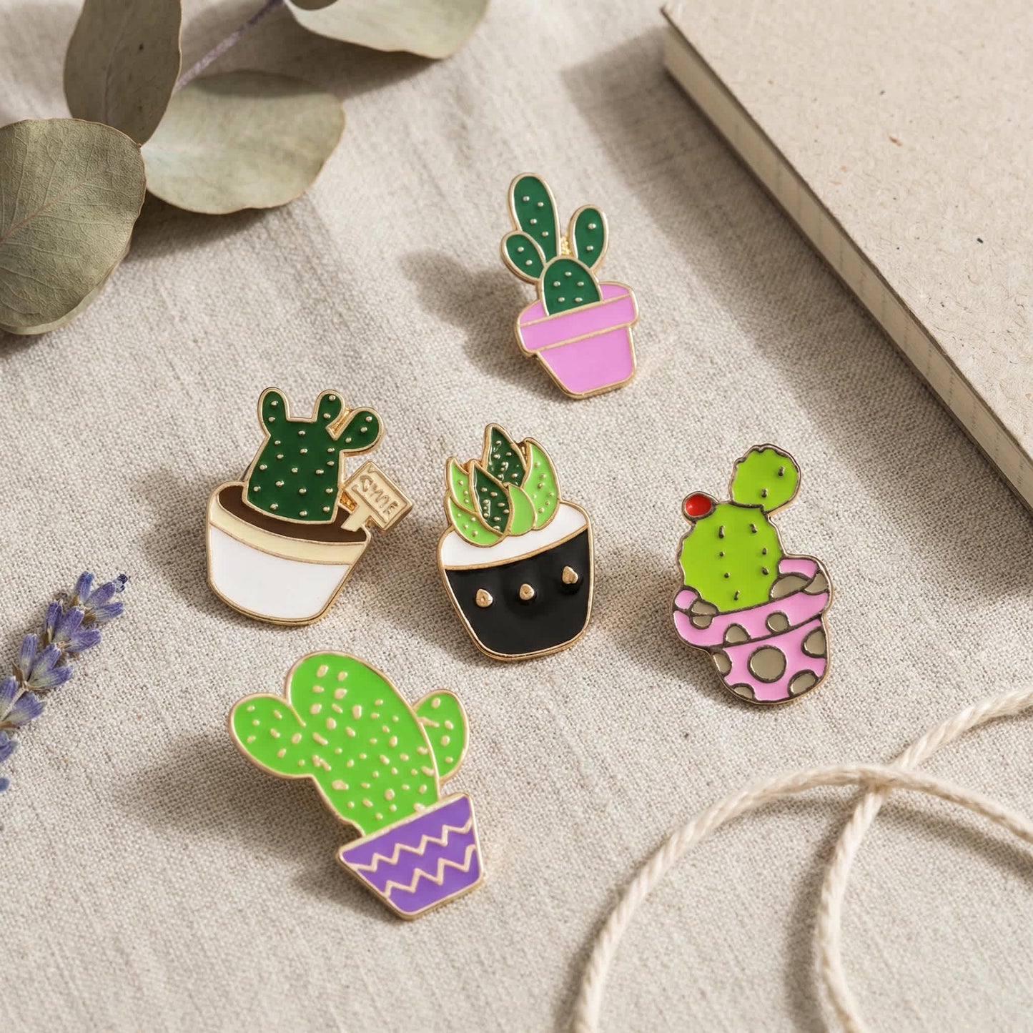 Cute Succulent Pin
