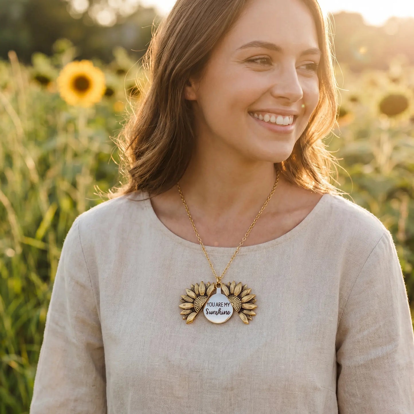 You Are My Sunshine Necklace Ethical Earth Store