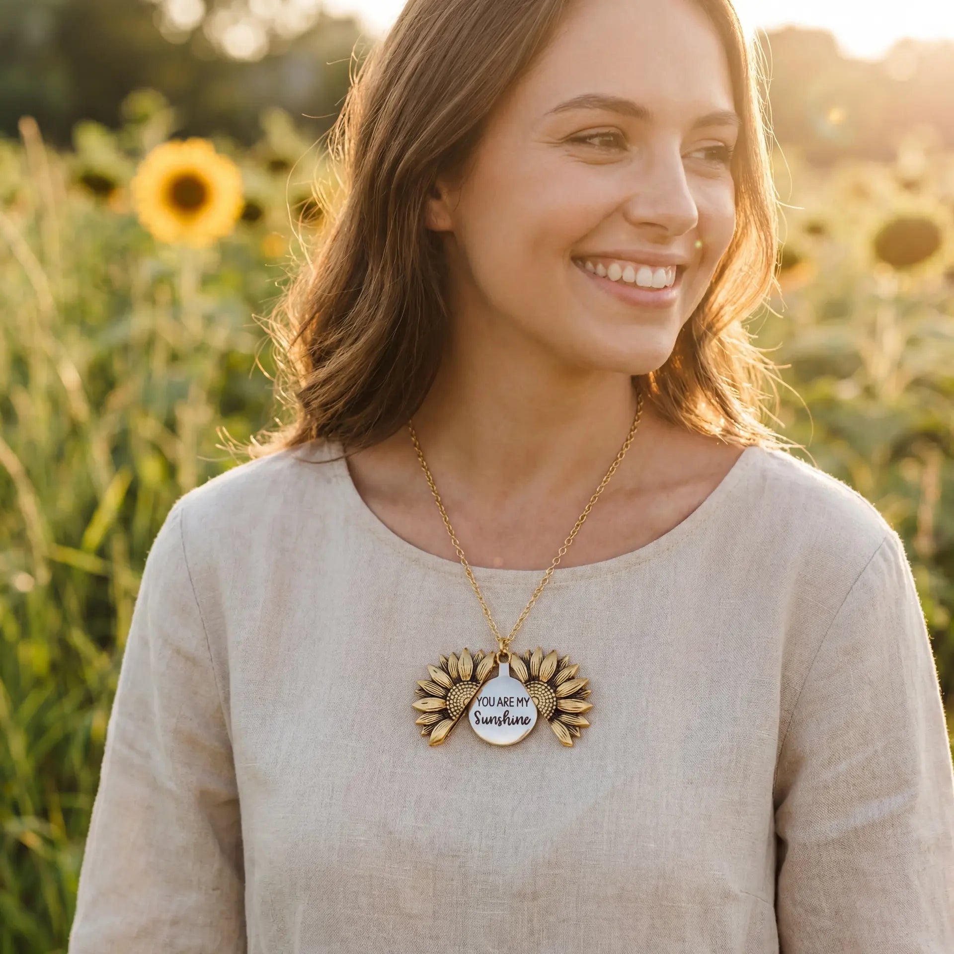 You Are My Sunshine Necklace Ethical Earth Store