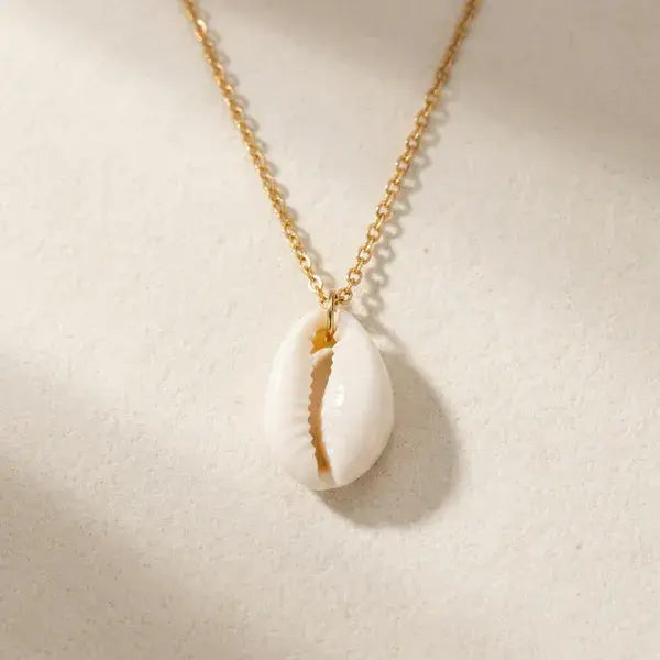 Cowrie Shell Pendant Necklace Ethical Earth Store