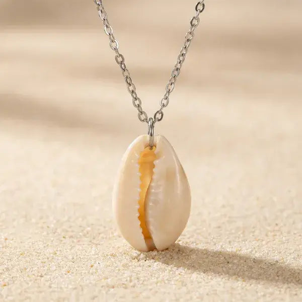Cowrie Shell Pendant Necklace Ethical Earth Store