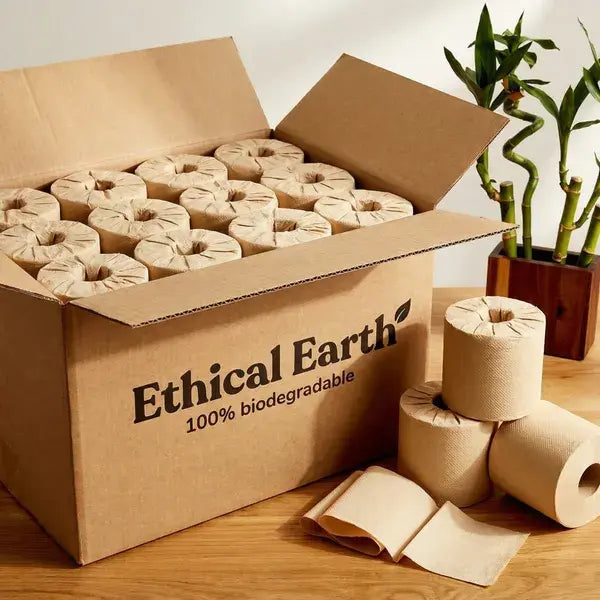 Bamboo Toilet Paper - 24 Rolls Ethical Earth Store