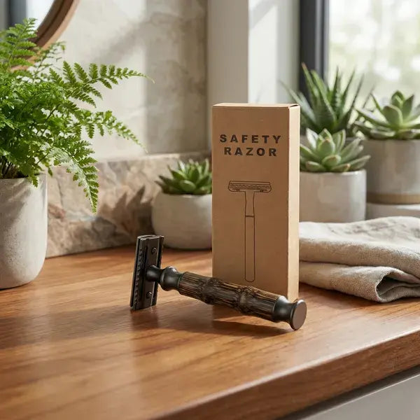 Eco-Friendly Bamboo Safety Razor + 20 Blade Refills Ethical Earth Store