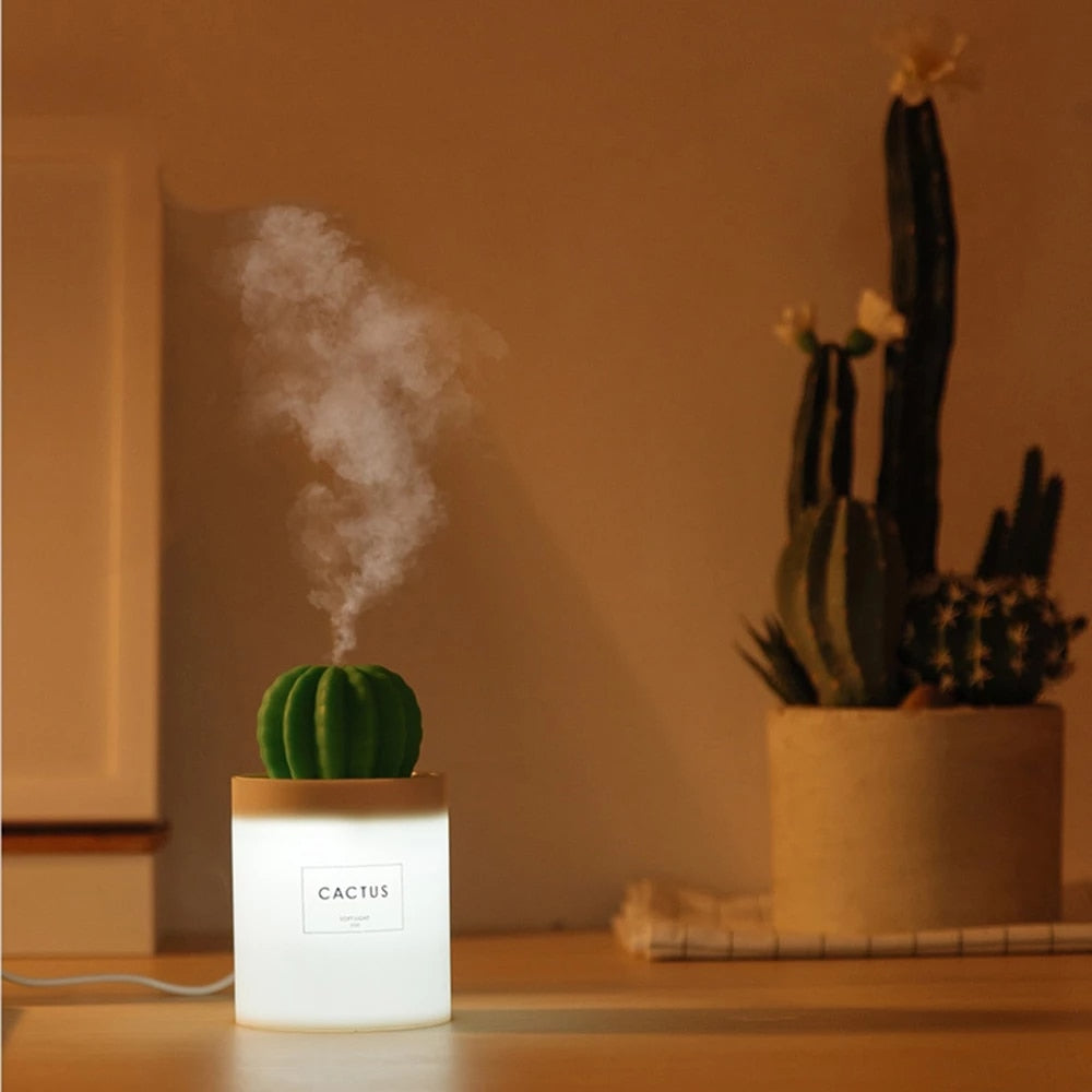 Cactus Shaped Essential Oil Diffuser Ethical Earth Store 0861