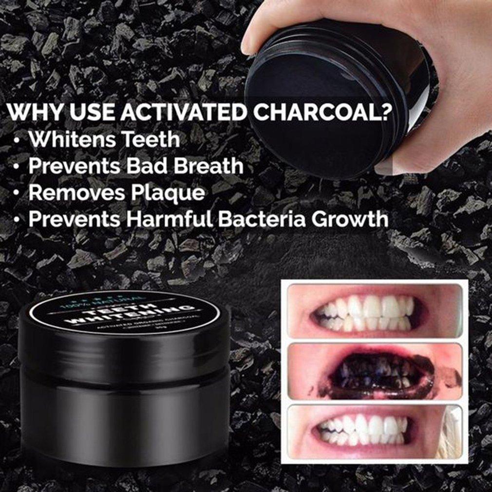 Organic Charcoal Activated Teeth Whitening Powder