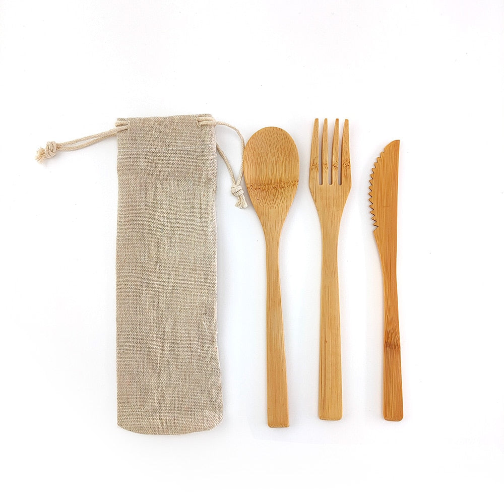 Bamboo Cutlery Set