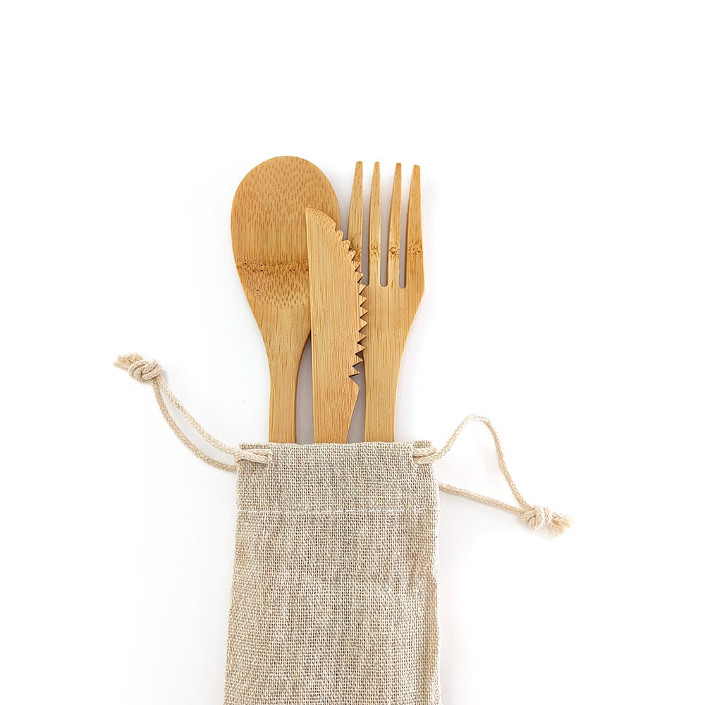 Bamboo Cutlery Set