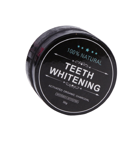 Organic Charcoal Activated Teeth Whitening Powder