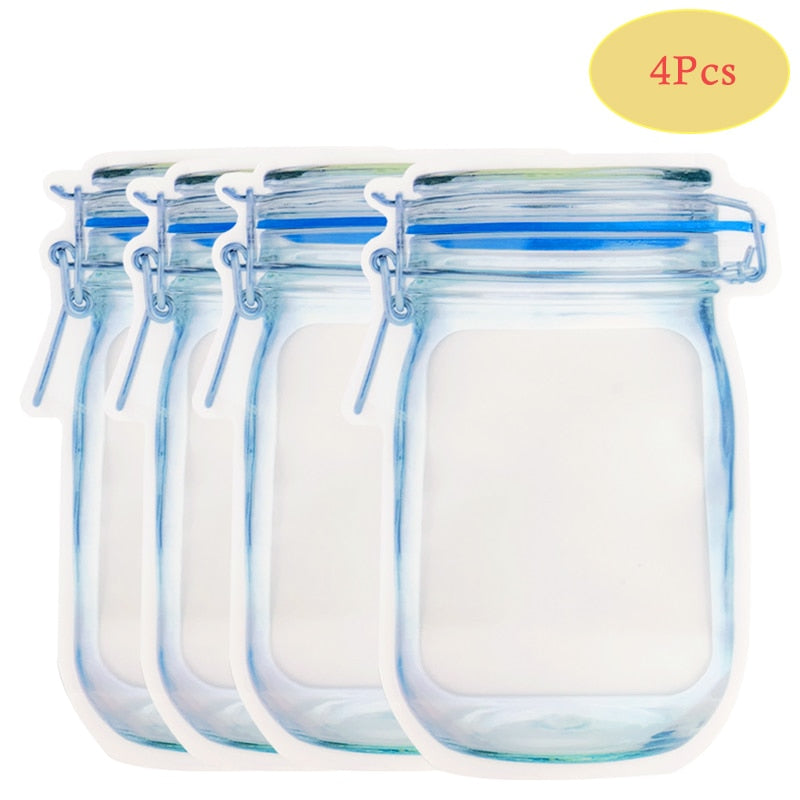 Reusable Mason Jar Food Storage Bags