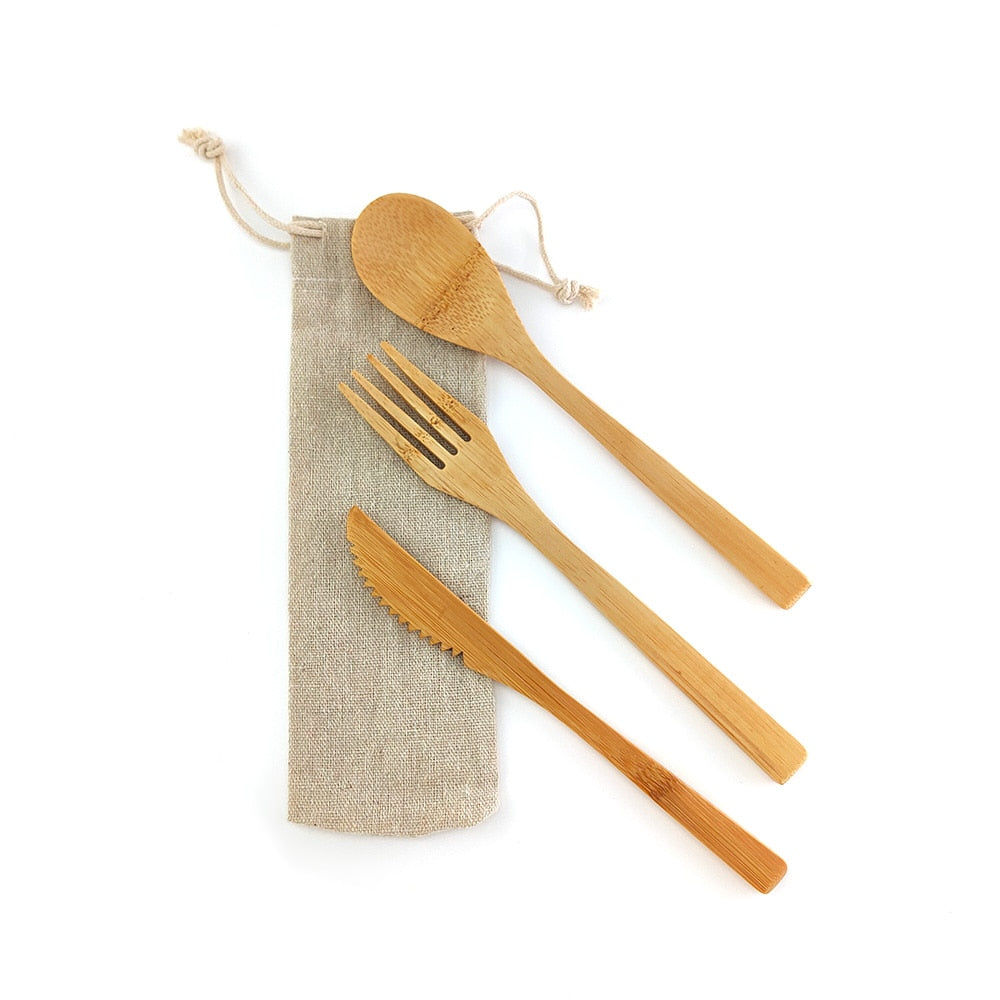 Bamboo Cutlery Set