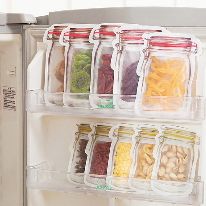 Reusable Mason Jar Food Storage Bags