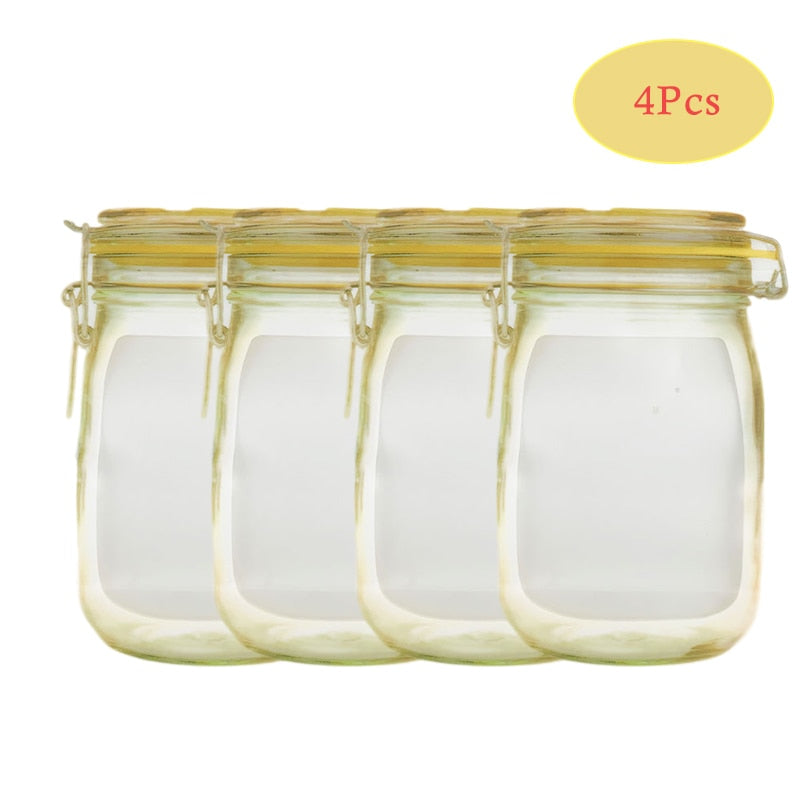 Reusable Mason Jar Food Storage Bags