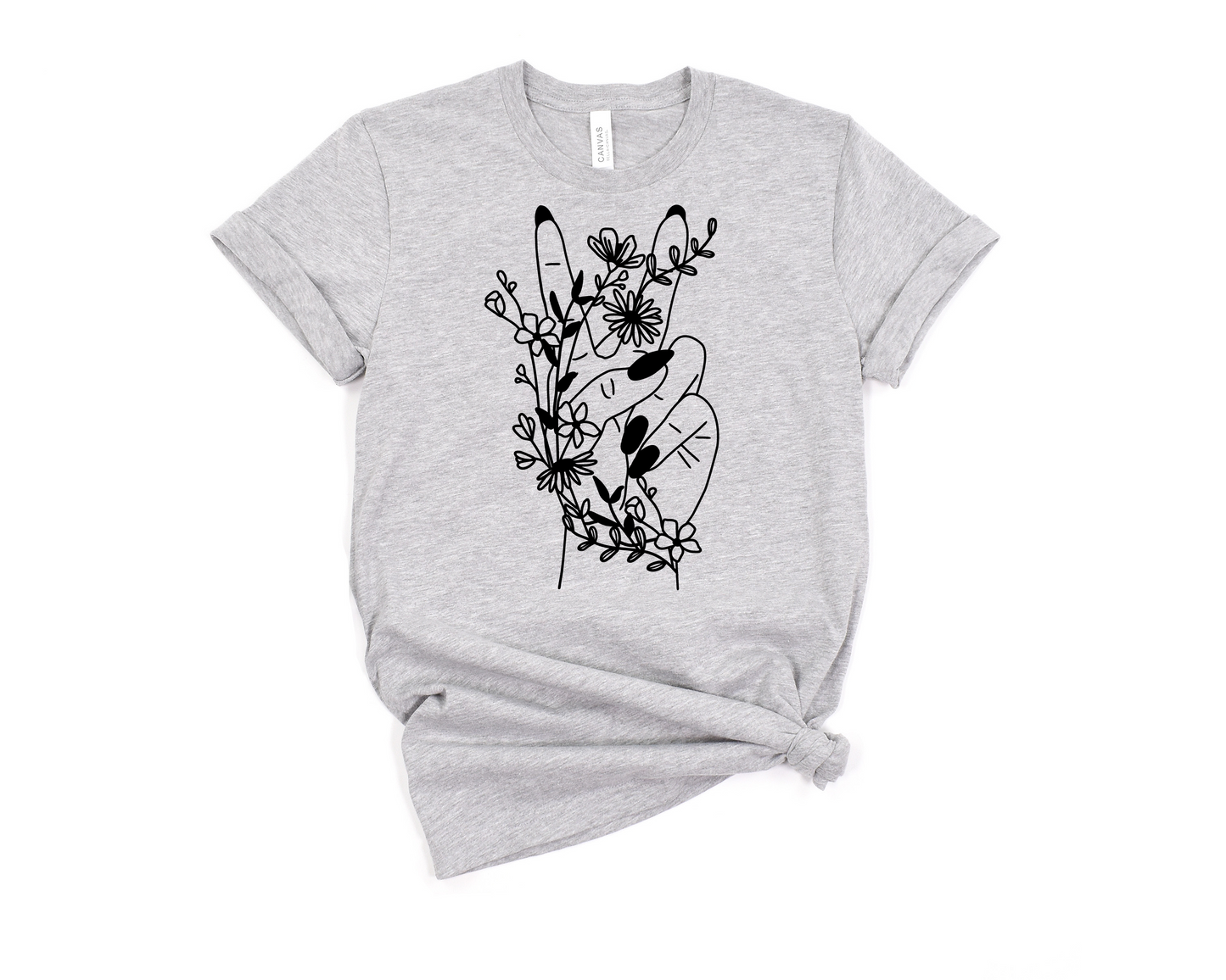 Wildflower Peace Sign T-Shirt
