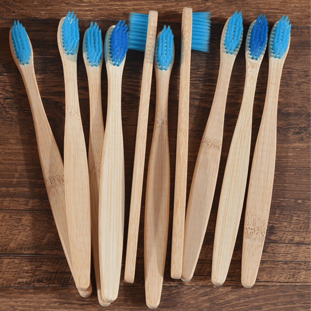 Bamboo Toothbrush - 10 Piece