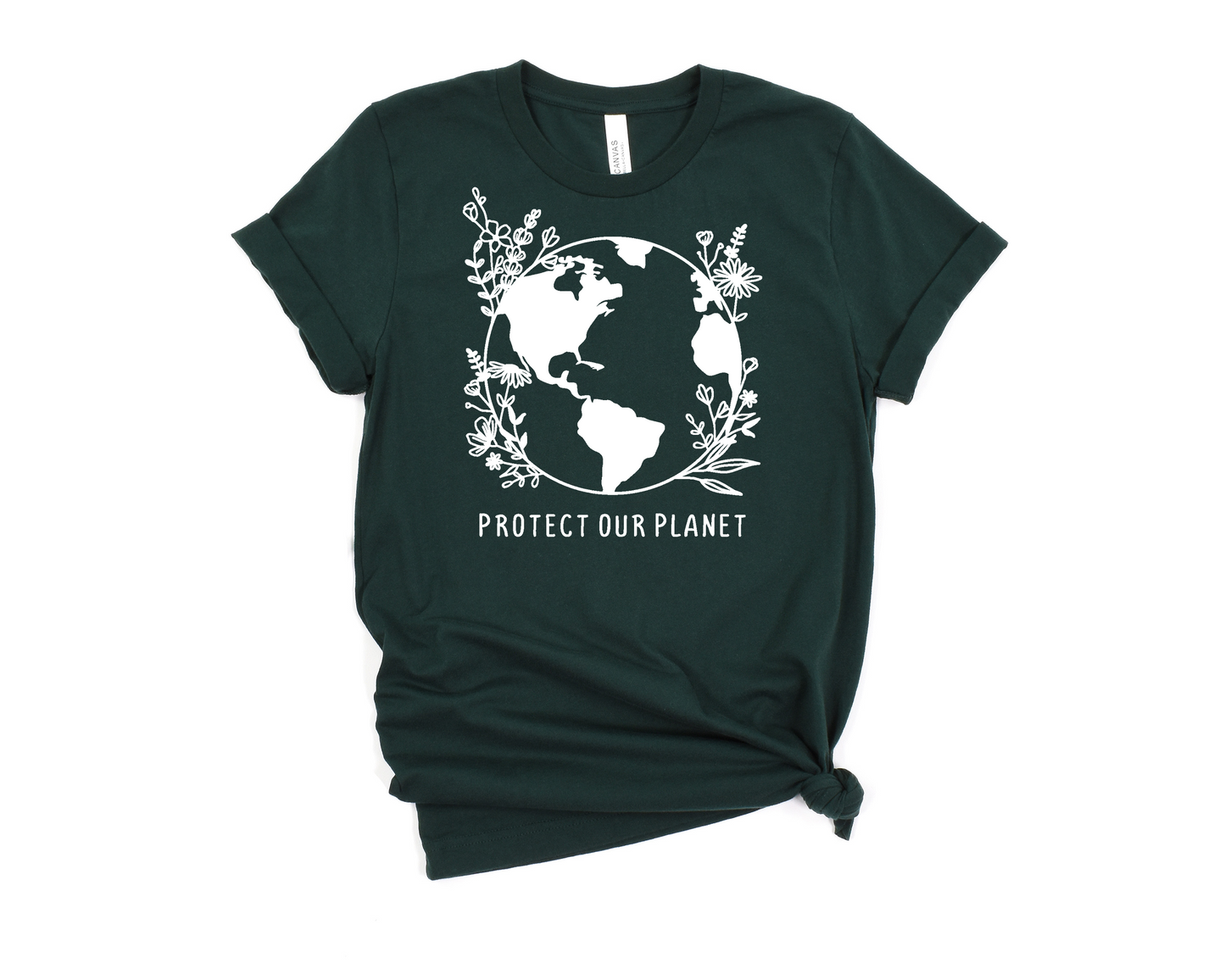 Protect Our Planet Floral T-Shirt