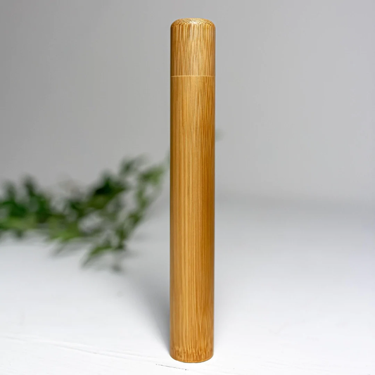 Natural Bamboo Toothbrush Case
