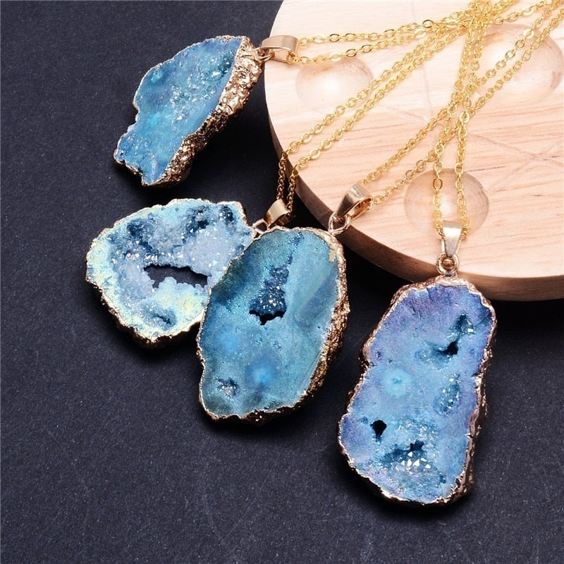 Crystal Geode Necklace