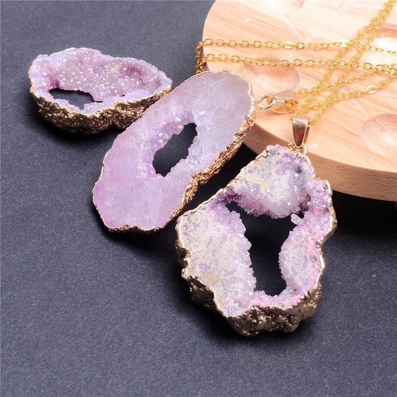 Crystal Geode Necklace