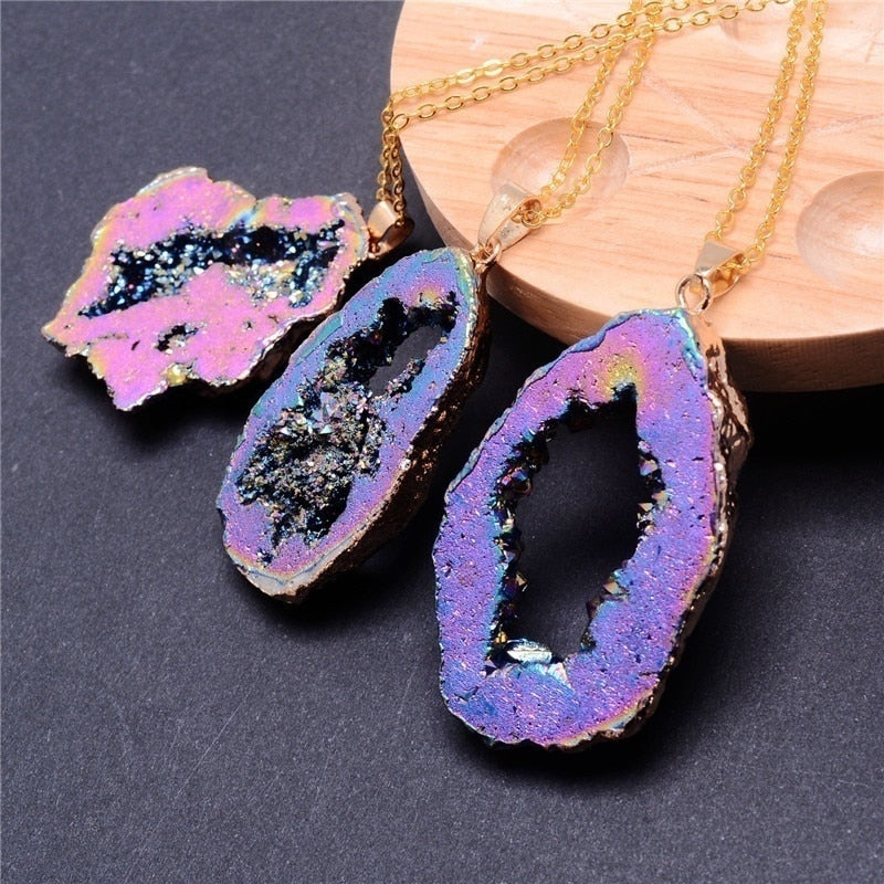 Crystal Geode Necklace