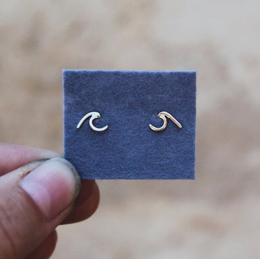 Ocean Wave Earrings Ethical Earth Store