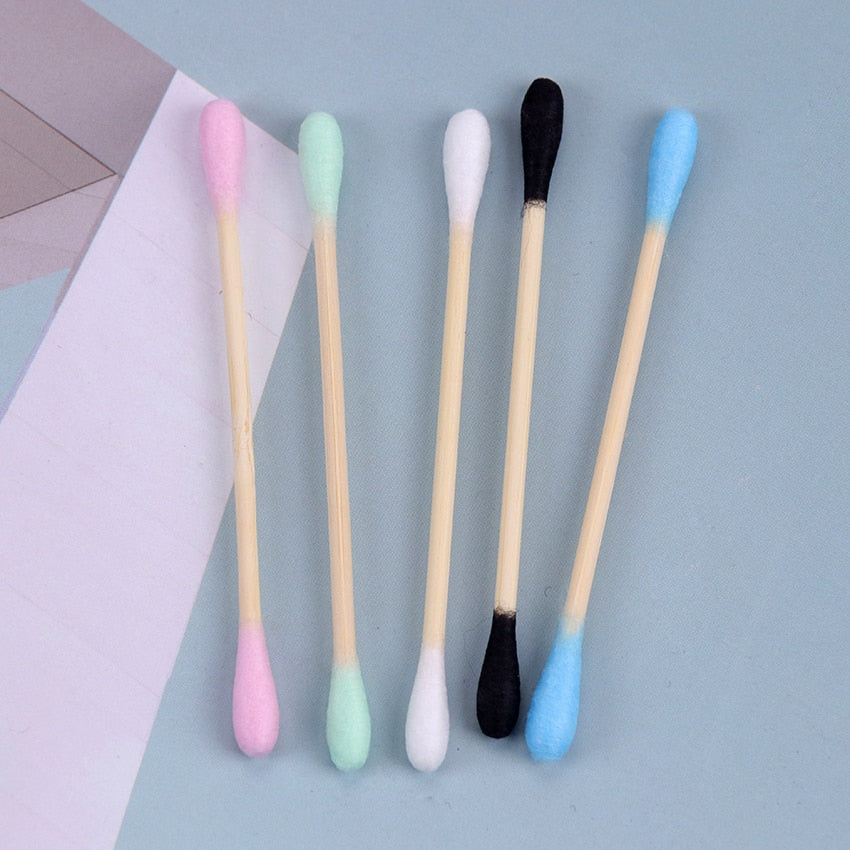 Biodegradable Organic Bamboo Cotton Swabs