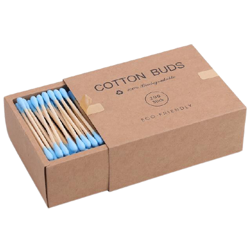 Biodegradable Organic Bamboo Cotton Swabs