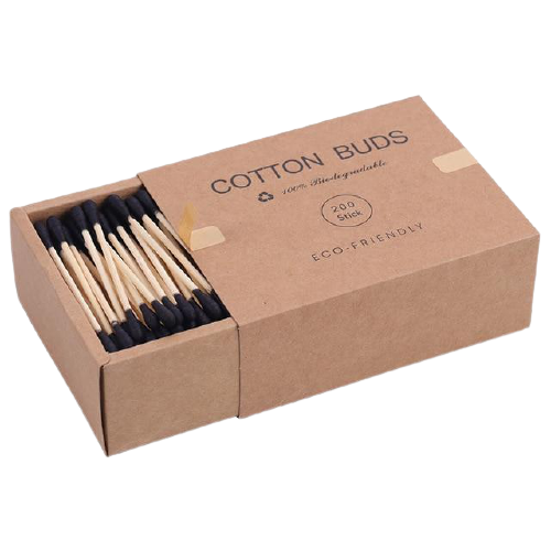 Biodegradable Organic Bamboo Cotton Swabs