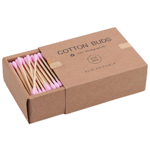 Biodegradable Organic Bamboo Cotton Swabs