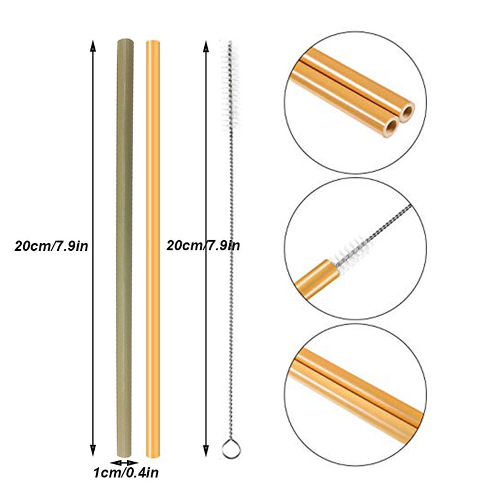 Organic Bamboo Reusable Straws